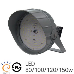 LED서치라이트 공장등 대용 벽부형 고효율 80w~150w